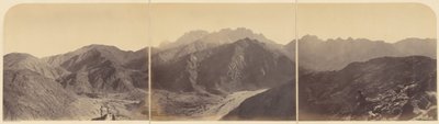 Jebel Serbal from Jebel Tahuneh by Sgt. James M. McDonald